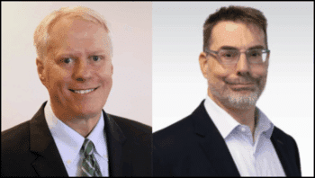 Alan Matheson of Tacoma Rail (left) and Christopher Coulter of HNTB Corporation. (Photographs courtesy of the respective companies.)